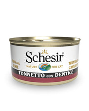 Schesir Tonnetto Con Dentice Cibo Umido Gatti Adulti Lattina 85g-2