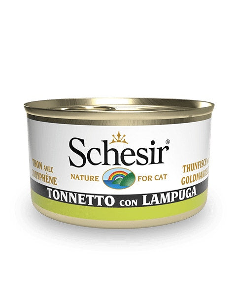 Schesir Tonnetto Con Lampuga Cibo Umido Gatti Adulti Lattina 85g-2