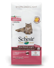 Schesir Sterilized&Light Crocchette Con Prosciutto Per Gatti Adulti Sacco 10kg-2
