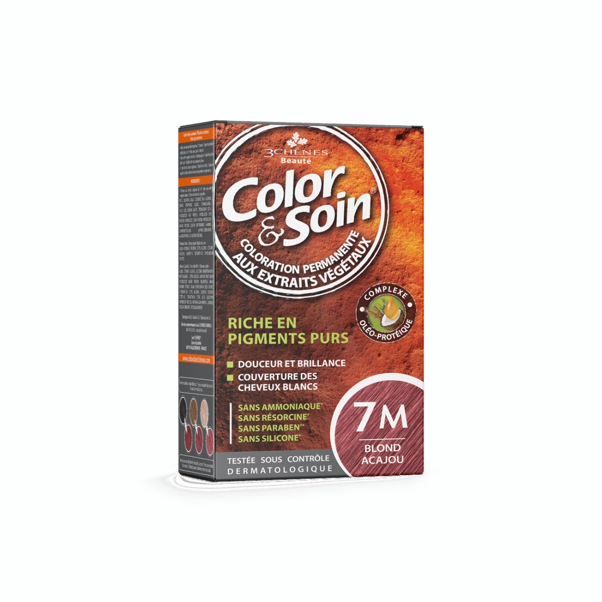 Les 3 Chenes Color & Soin Kit Tinta Capelli 7M Biondo Mogano-0