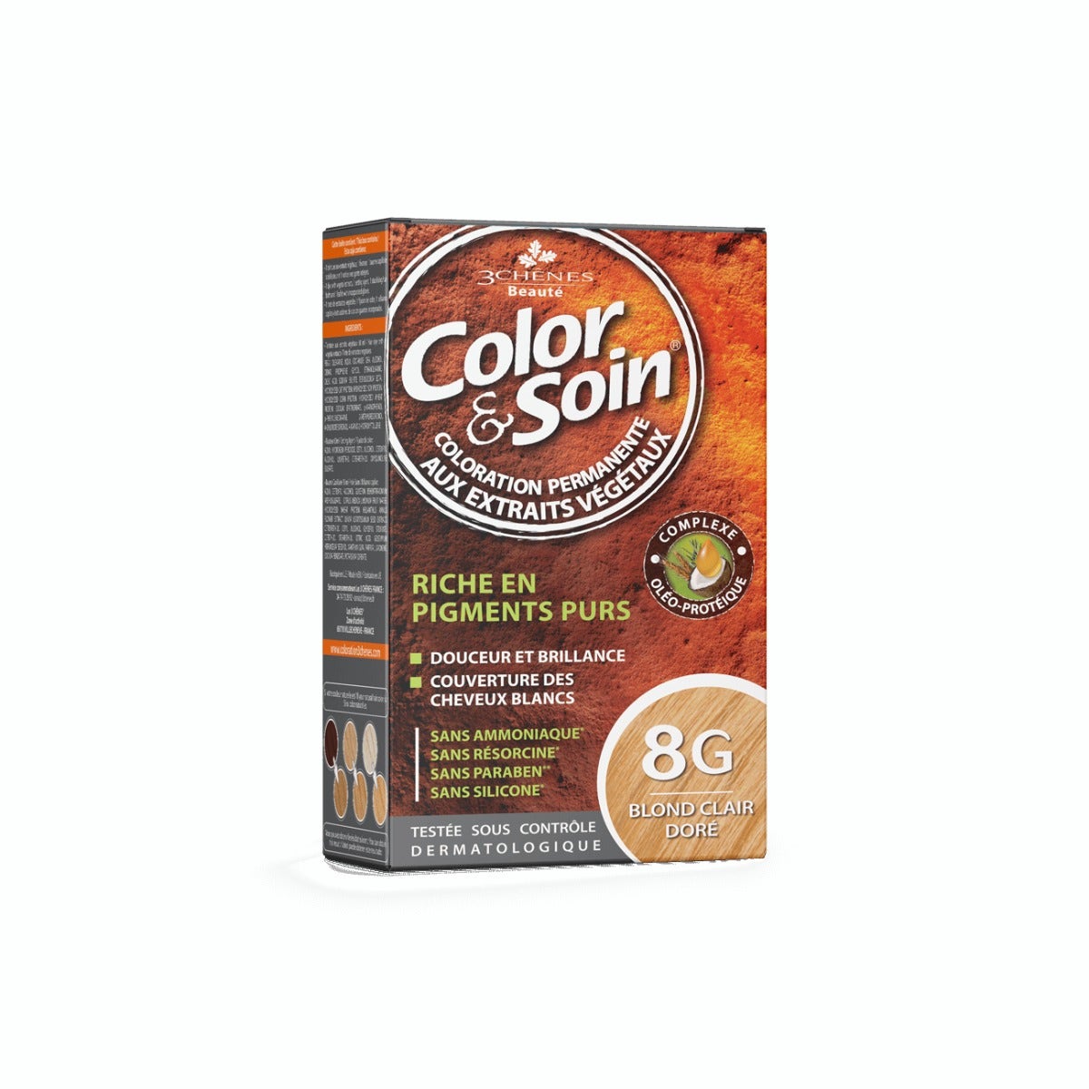 Les 3 Chenes Color & Soin Kit Tinta Capelli 8G Biondo Sabbia Dorato-0