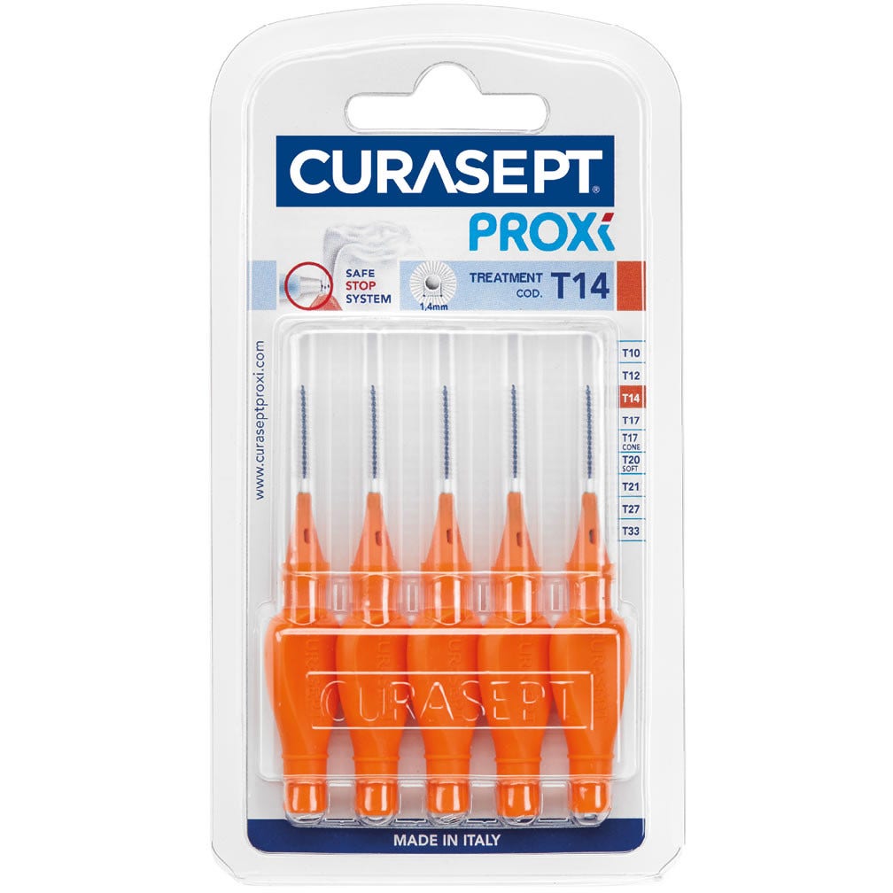 Curasept Proxi T14 Ocra/Dark Gold 6 Pezzi-1