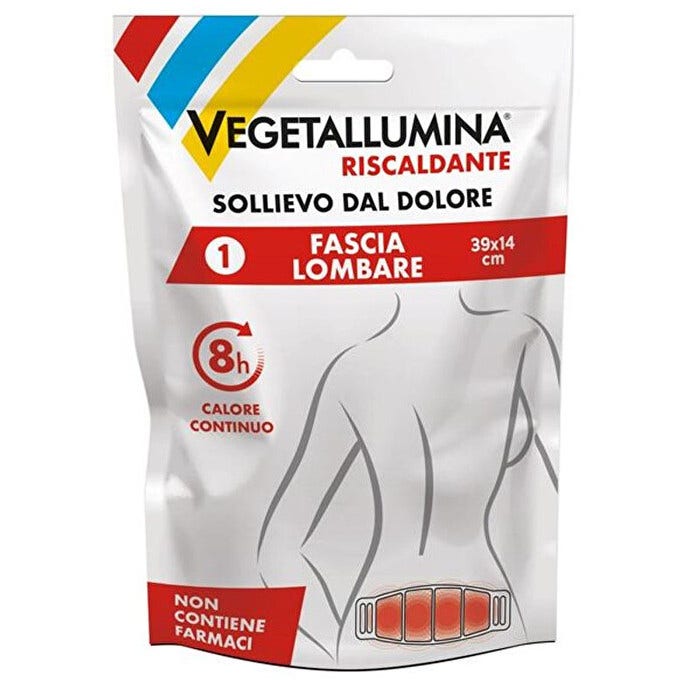 Vegetallumina Fascia Lombare Riscaldante 39x14cm 1 Pezzo-1