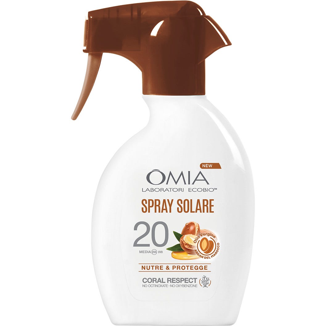 Omia Spray Solare Trigger SPF20 Argan del Marocco 200ml-1
