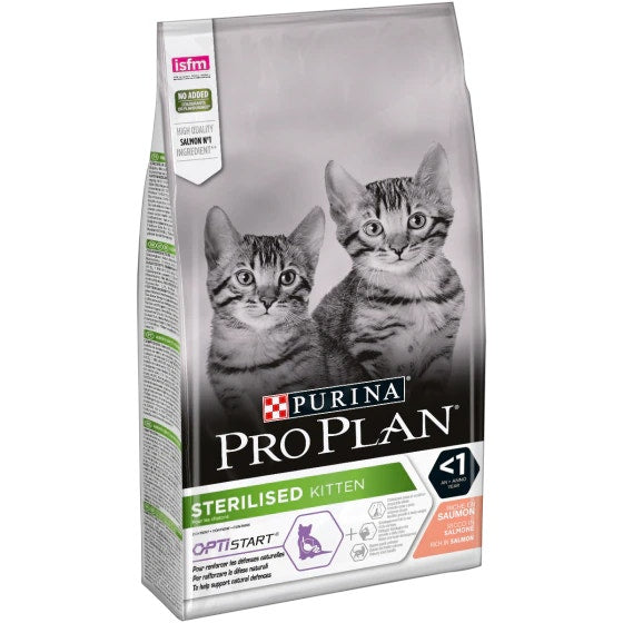 Purina Pro Plan Sterilised Kitten Crocchette Salmone Sacco 1,5kg-6