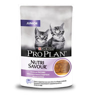Purina Pro Plan Nutri Savour Junior Gatto Pezzetti Tacchino In Mousse Bustina 85g-0