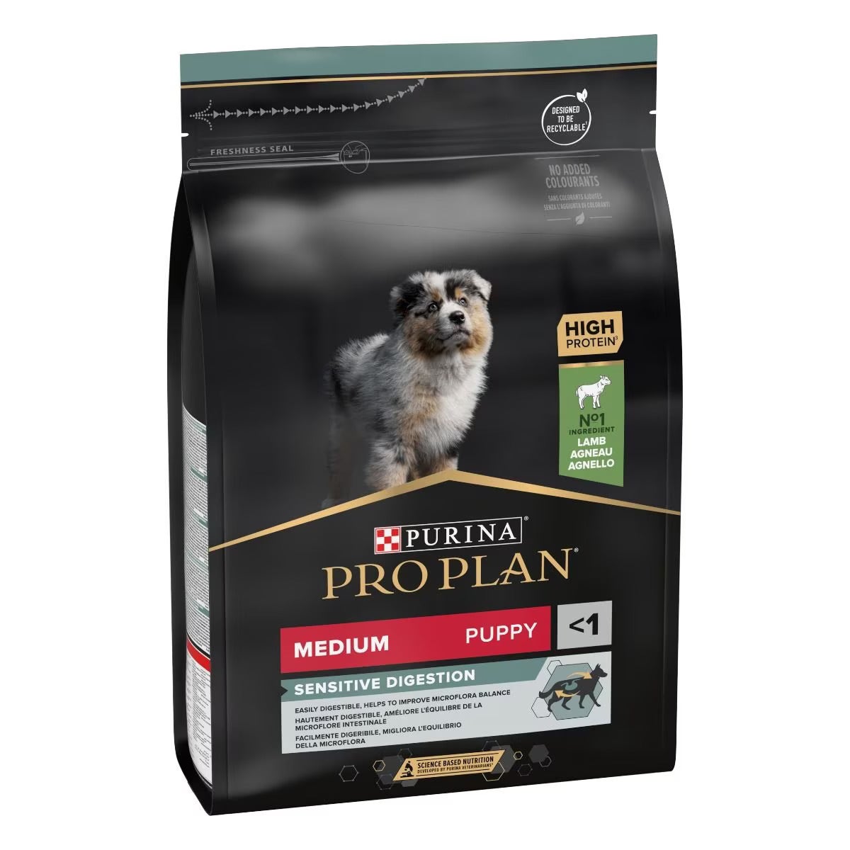 Purina Pro Plan Medium Puppy Sensitive Digestion Cibo Secco Con Agnello Per Cuccioli Taglia Media Sacco 3 kg-2