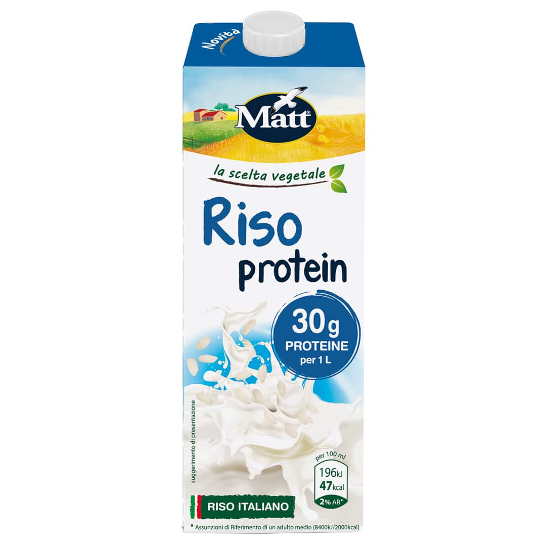 Matt Riso Protein Bevanda Vegetale Senza Glutine 1L-1
