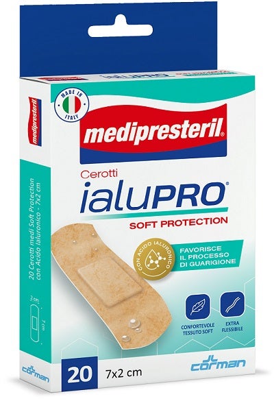 Medipresteril Cerotti Ialupro Soft Protection 20 Cerotti Medi 7x2cm-1