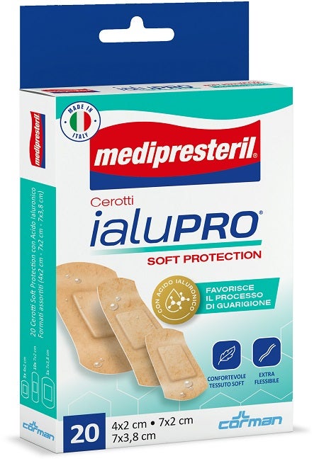Medipresteril Cerotti Ialupro Soft Protection 20 Cerotti 3 Formati Assortiti -1
