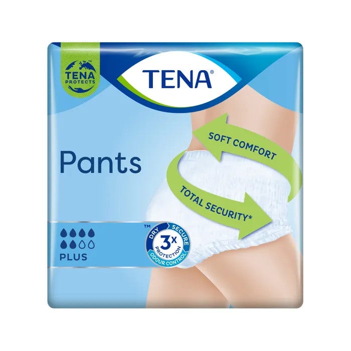 Tena Pants Plus Pannoloni Mutandine Assorbenti Taglia S 14 pezzi-1