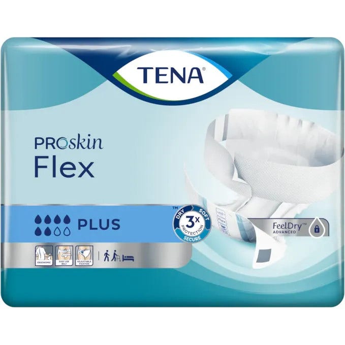 Tena Flex Plus Pannolone A Cintura Small 30 Pezzi-1