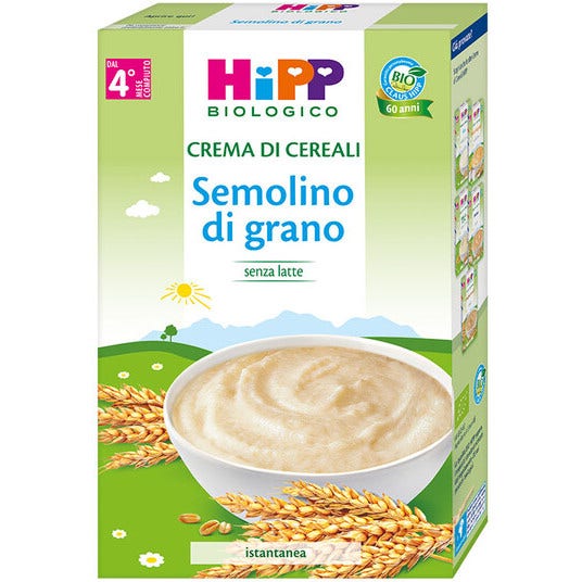 Hipp Bio Crema Di Cereali Semolino Di Grano 200g 4Mesi+-1