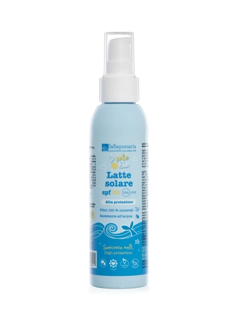La Saponaria Latte Solare SPF 30 Protezione Alta Viso E Corpo 125ml-2
