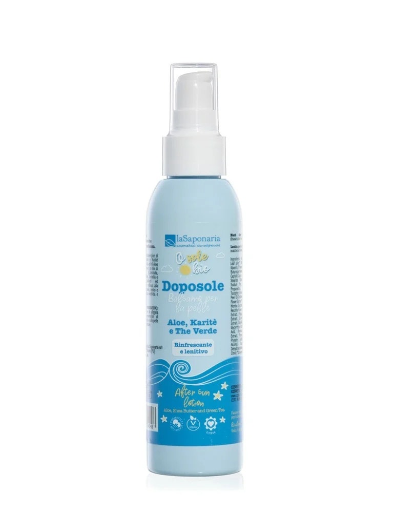 La Saponaria Crema Doposole Balsamo Pelle Rinfrescante E Lenitivo 150ml-3