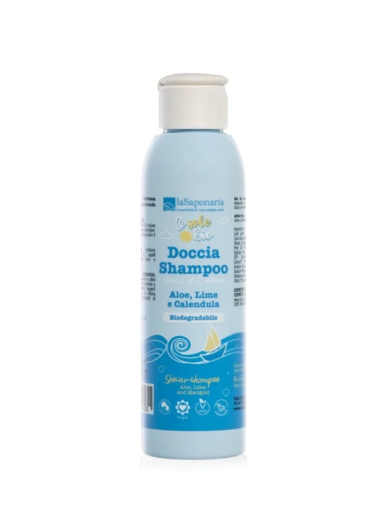 La Saponaria Doccia Shampoo Amico Del Mare Biodegradabile Corpo E Capelli 150ml-3