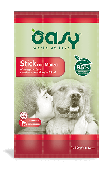 Oasy Snack Con Manzo Per Cani 3 Sticks-1