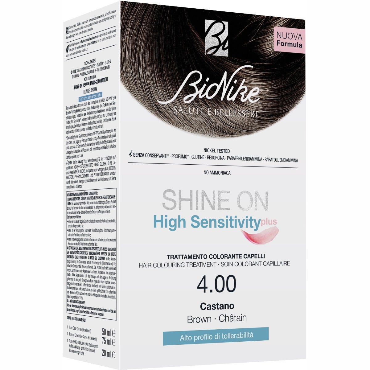 Bionike Shine On High Sensitivity Plus Castano 4.00-1