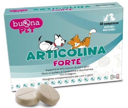 Buona Pet Articolina Forte Mangime Complementare Per Cani E Gatti 30 Compresse-2