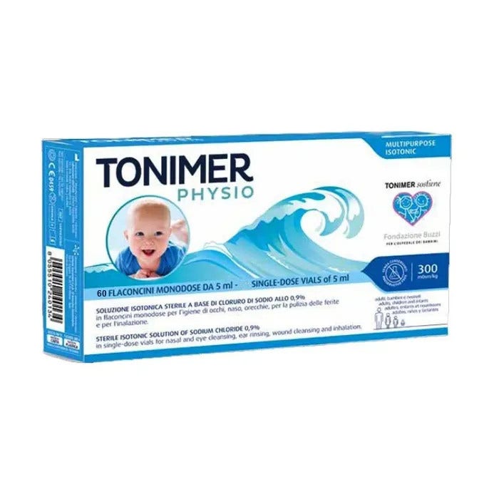 Tonimer Physio Soluzione Isotonica Multifunzione 60 Flaconcini Monodose-1