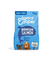 Edgard & Cooper Adult Salmone Norvegese Senza Cereali Crocchette per Cani 700g-1