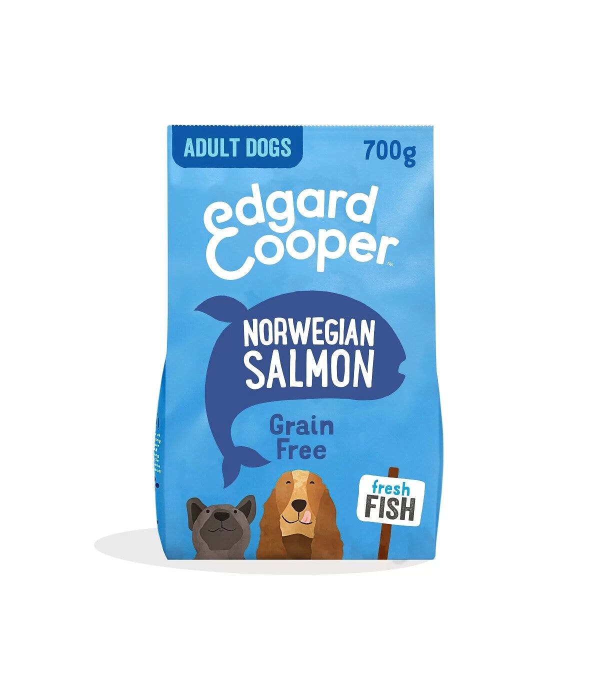 Edgard & Cooper Adult Salmone Norvegese Senza Cereali Crocchette per Cani 700g-1
