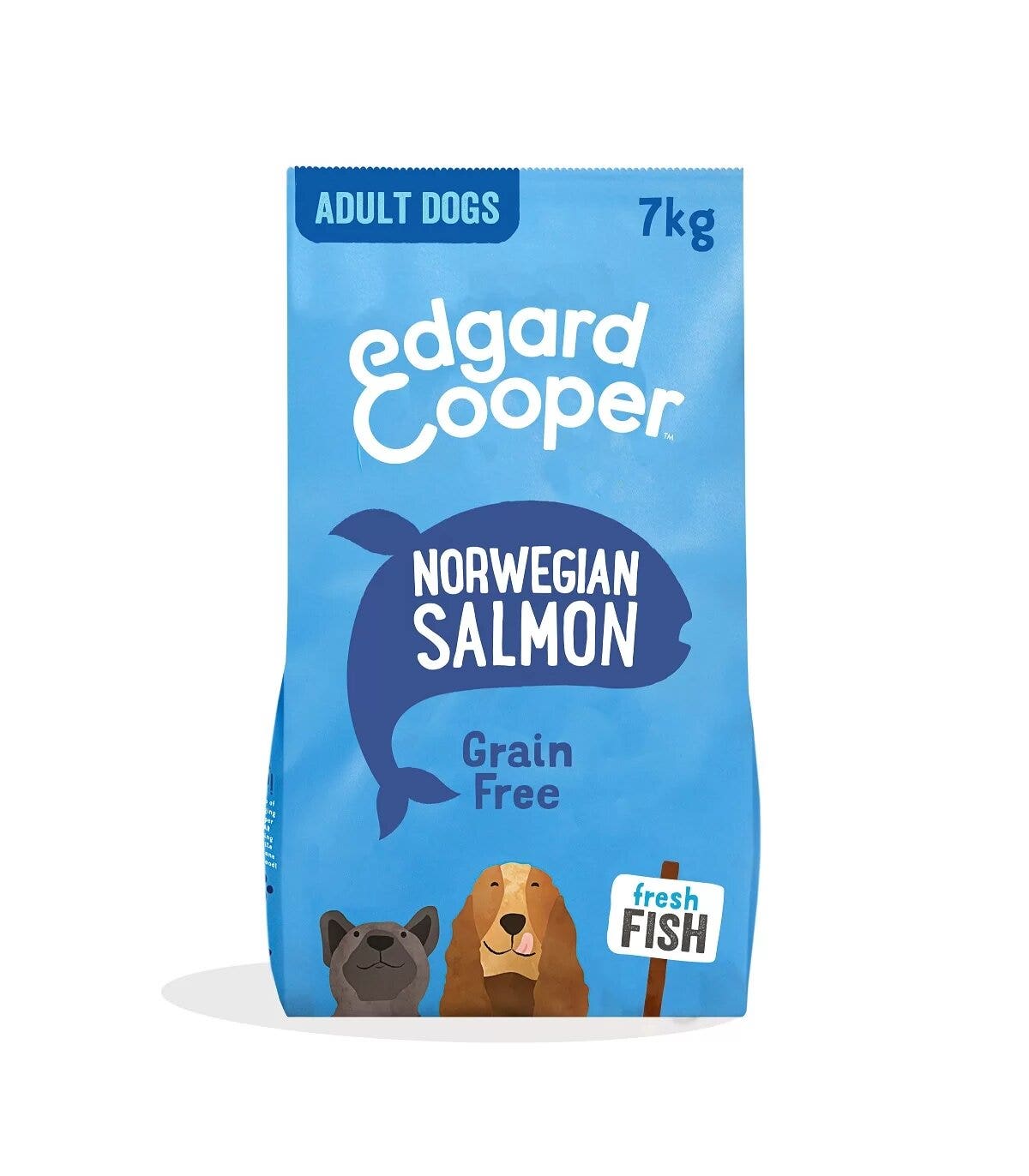 Edgard & Cooper Adult Salmone Norvegese Senza Cereali Crocchette per Cani 7 Kg-1