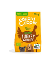 Edgard & Cooper Adult Tacchino E Pollo Biologici Senza Glutine Crocchette per Cani 2,5 Kg-1