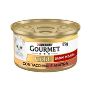 Purina Gourmet Gold Dadini In Salsa Con Tacchino E Anatra Per Gatti Lattina 85g-3