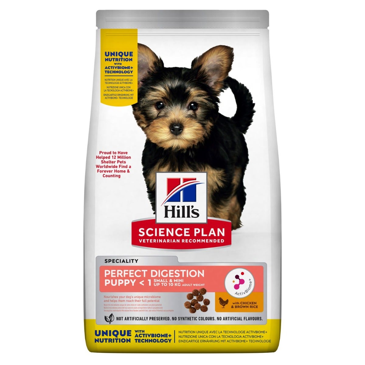 Hill's Science Plan Perfect Digestion Crocchette Pollo E Riso Integrale Per Cani Cuccioli Taglia Small Sacco 1,5 Kg-1