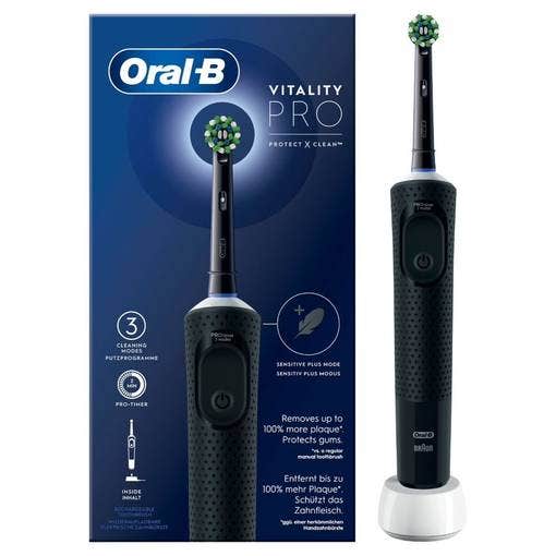 Oral B Vitality Pro Nero Spazzolino Elettrico Ricaricabile -1