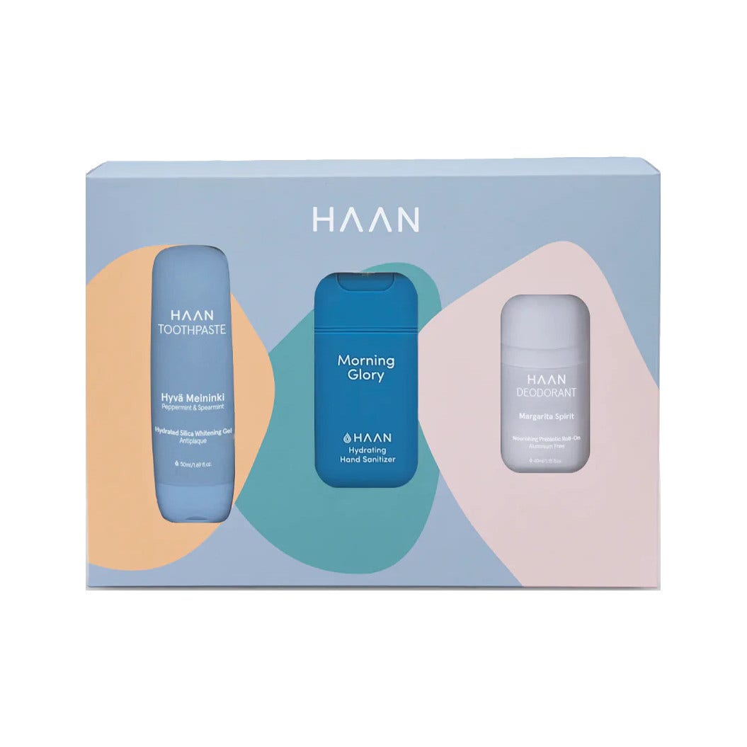 Haan Tiny Serenity Cofanetto Dentifricio 50ml + Igienizzante Mani 30ml + Deodorante 40ml-1