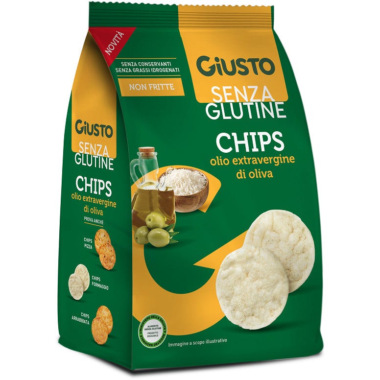 Giusto Senza Glutine Chips All'Olio Extra Vergine Di Oliva 48g-2