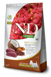 Farmina N&D Dog Mini Quinoa Skin & Coat Venison Per Cani Adulti 800g-1