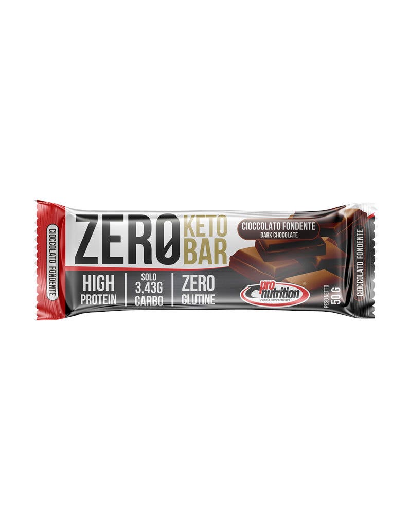 Pronutrition Zero Keto Bar Barretta Cioccolato Fondente 50g-2