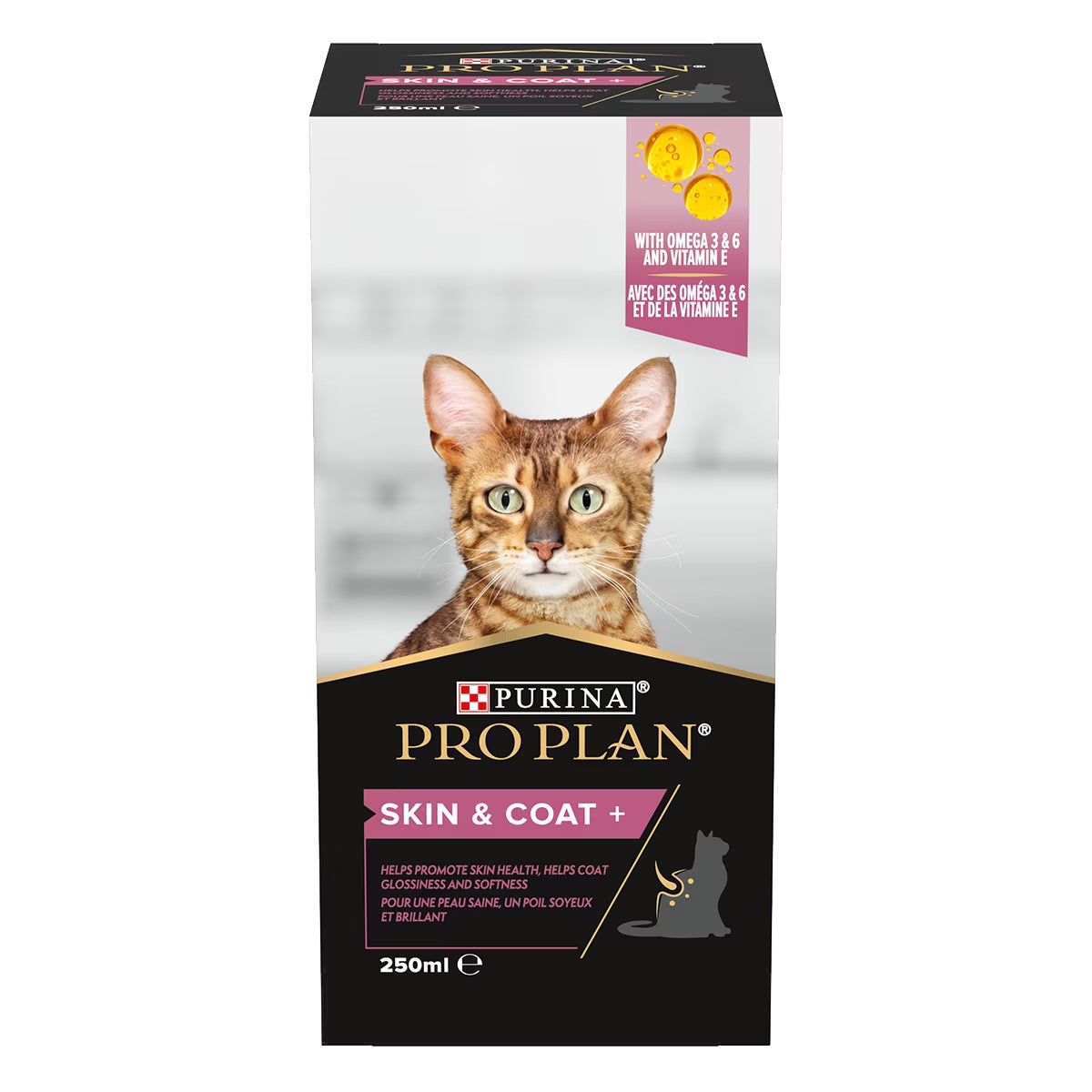 Purina Pro Plan Cat Supplement Skin And Coat Cibo Umido Gatti Adulti Bustina 250ml-3