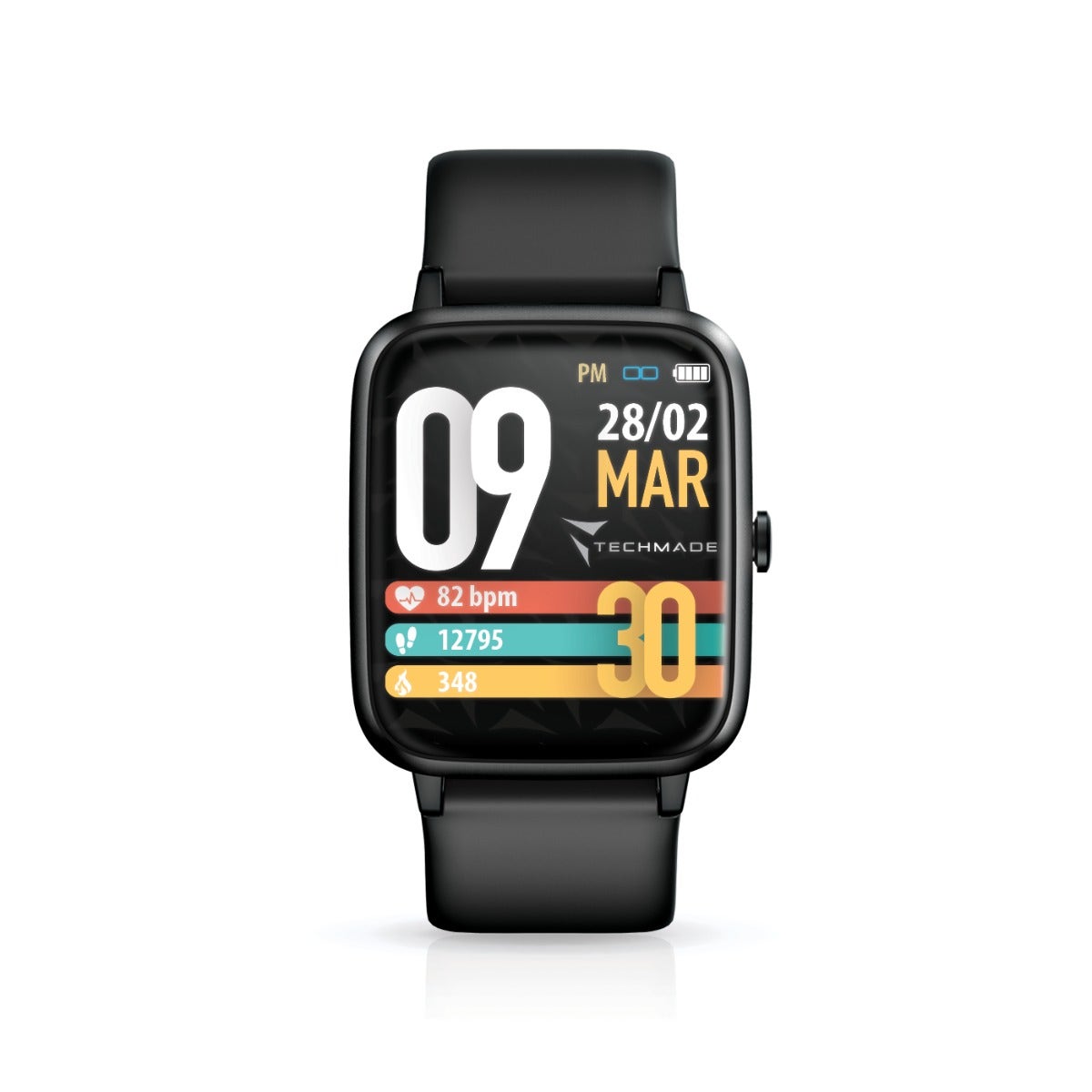 Techmade Smartwatch Sport Con GPS Integrato Colore Black-12
