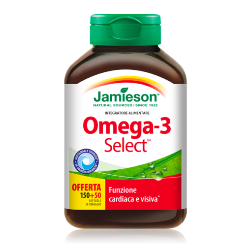 Jamieson Omega 3 Select 150+50 Softgels-1