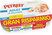 Petreet Vellutate Pollo Cibo Umido Gatto Adulto 6x70g-2