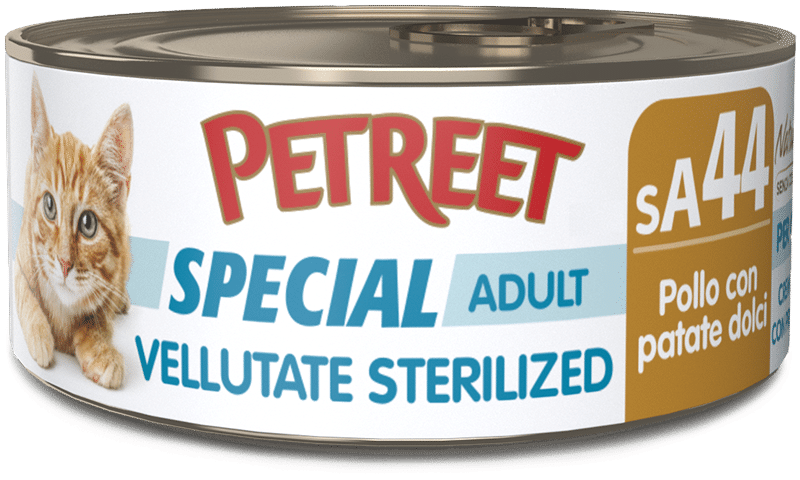 Petreet Vellutate Pollo Con Patate Cibo Umido Gatto Sterilizzato Barattolo 70g-2