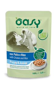 Oasy Straccetti In Salsa Con Pollo E Riso Per Cuccioli Bustina 100g-2