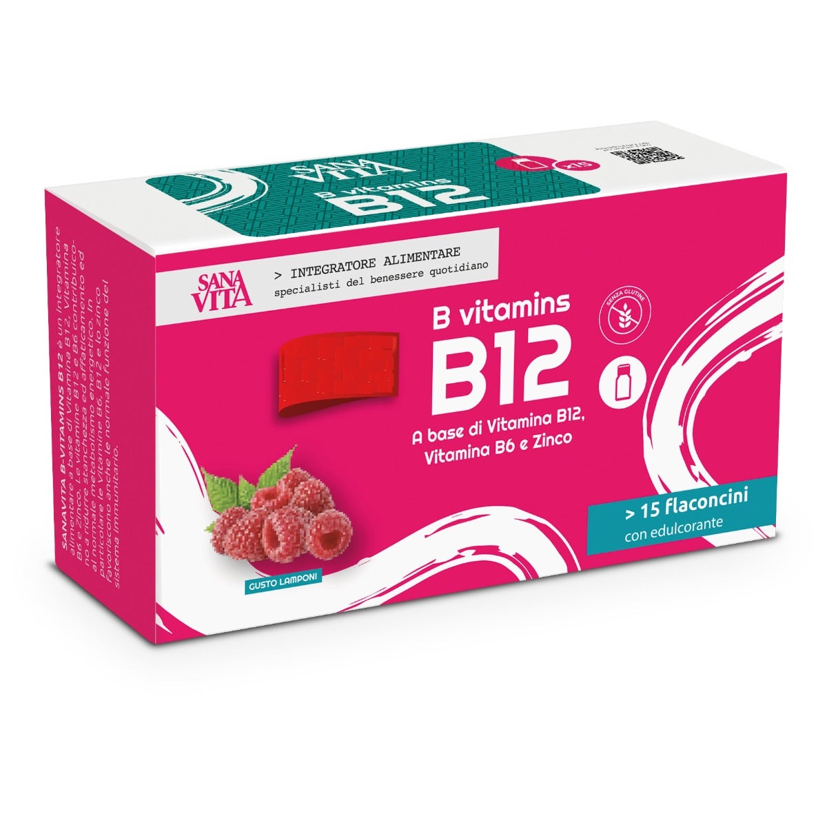 Sanavita B-Vitamins B12 15 Flaconcini-1