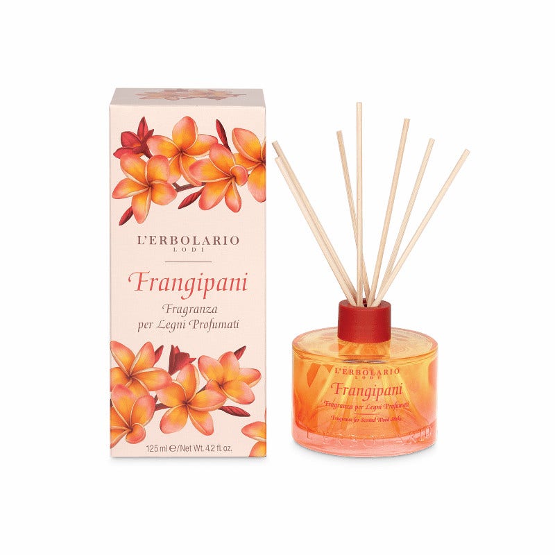 L'Erbolario Frangipani Fragranza Per Legni Profumati 125ml-1