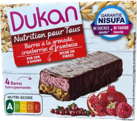 Dukan Barrette Ai Frutti Rossi 4x30g-2