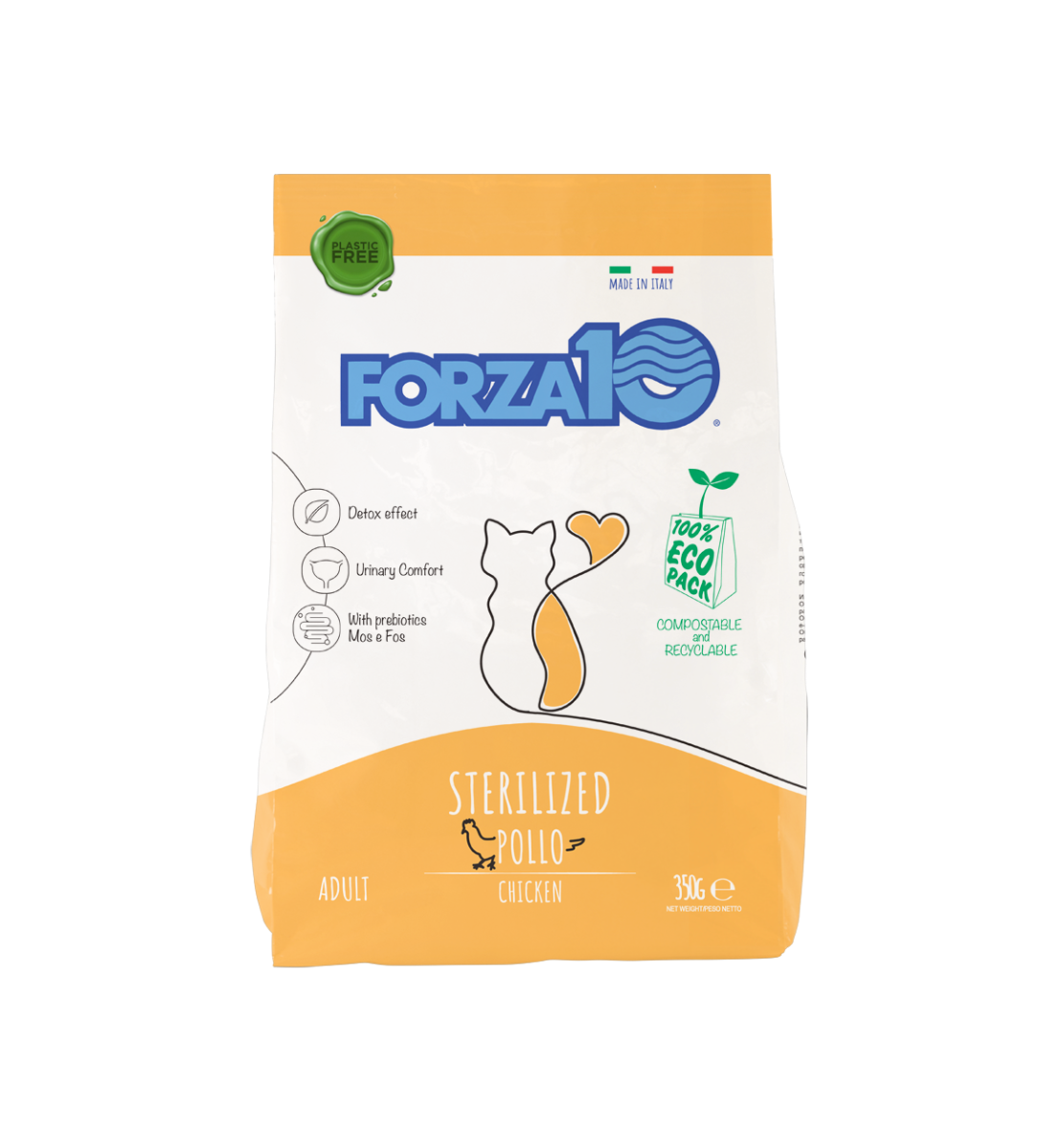 Forza10 Adult Maintenance Sterilized Crocchette Al Pollo Gatti Adulti Sacco 350g-2