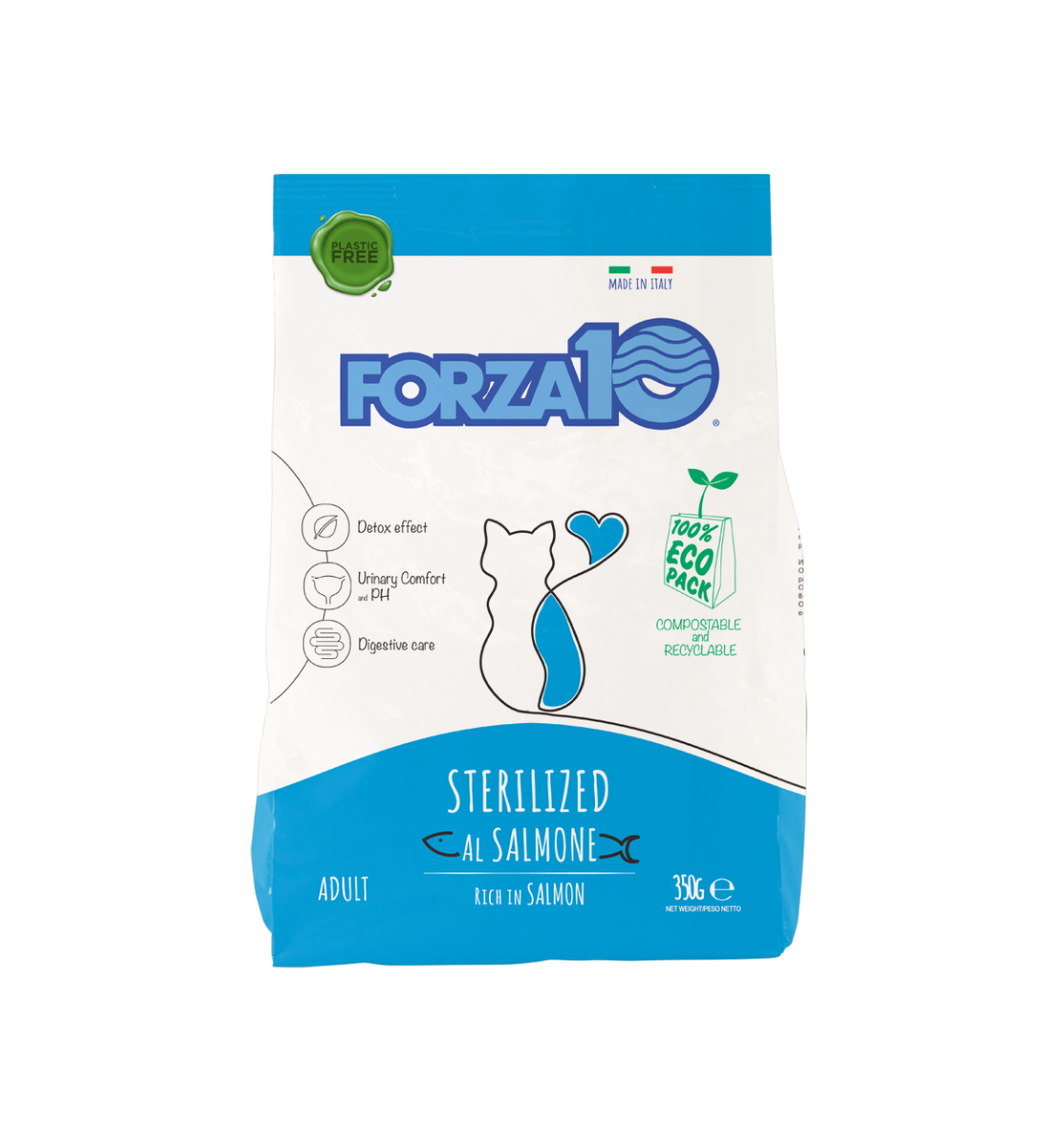 Forza10 Adult Maintenance Sterilized Crocchette Al Salmone Gatti Adulti Sacco 350g-2