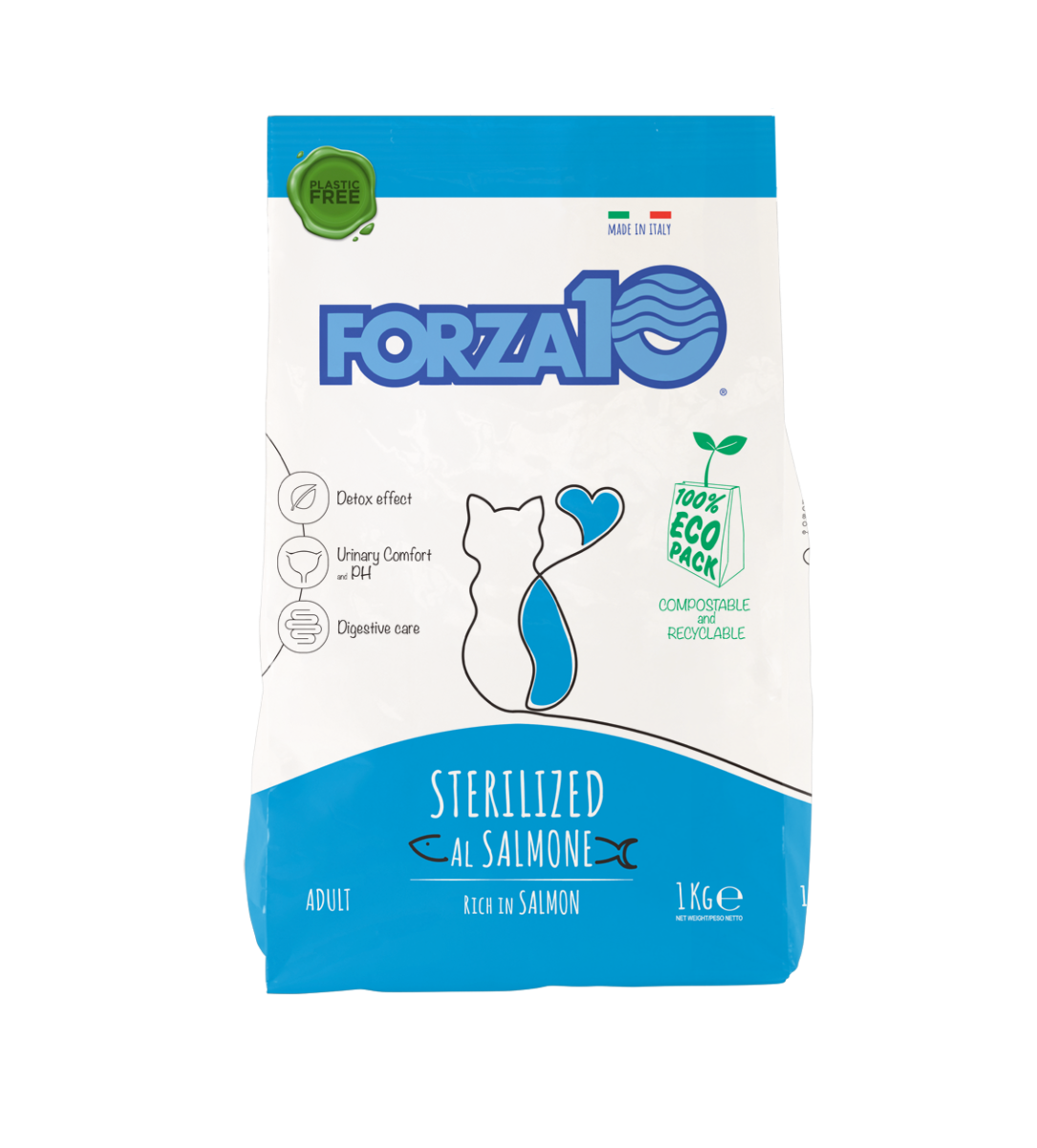 Forza10 Adult Maintenance Sterilized Crocchette Al Salmone Gatti Adulti Sacco 1kg-2