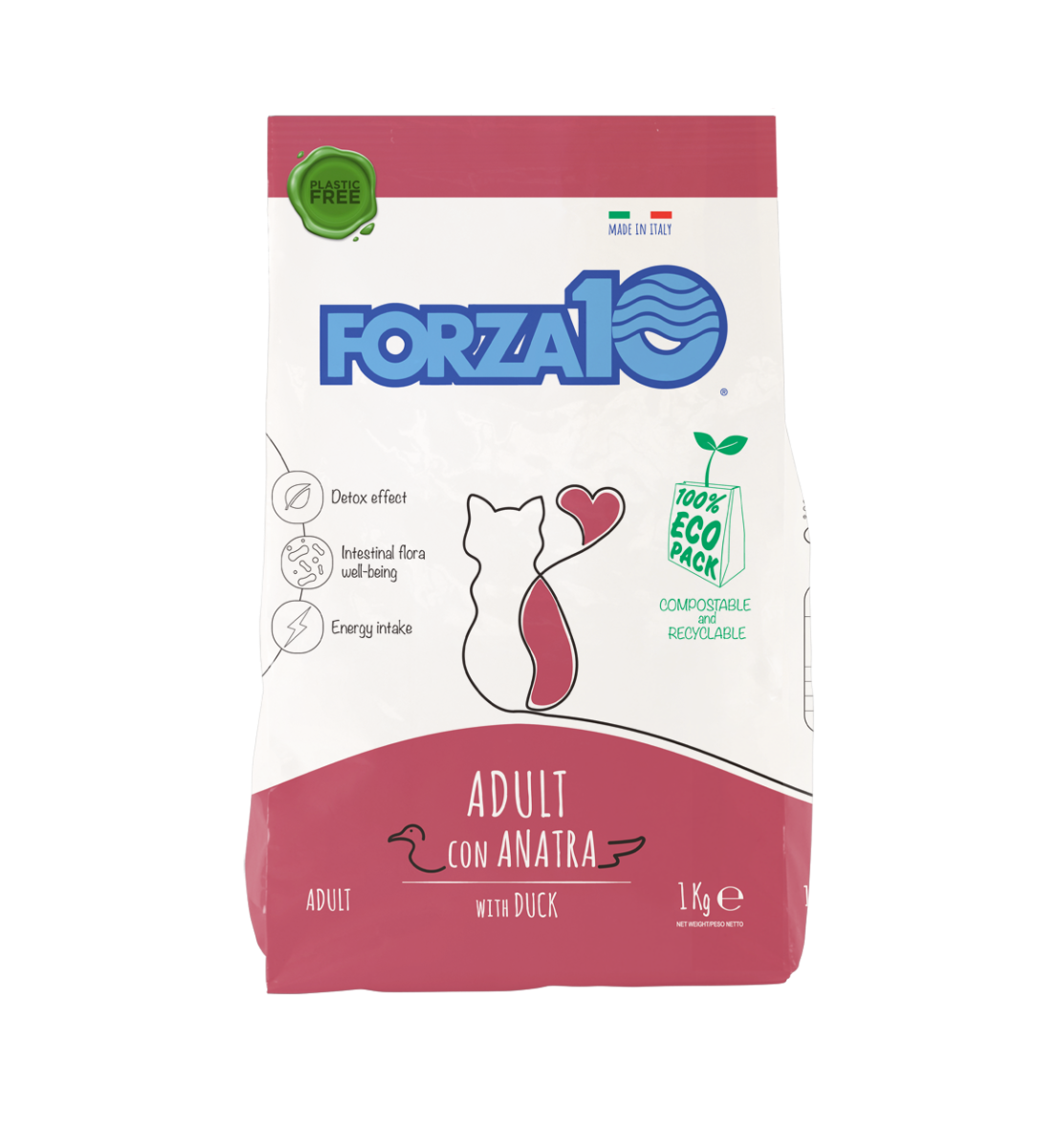 Forza10 Adult Maintenance Crocchette All'Anatra Gatti Adulti Sacco 1kg-2
