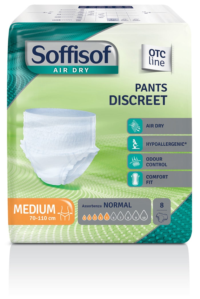 Soffisof Air Dry Pants Discreet Taglia Medium 8 Pezzi-1