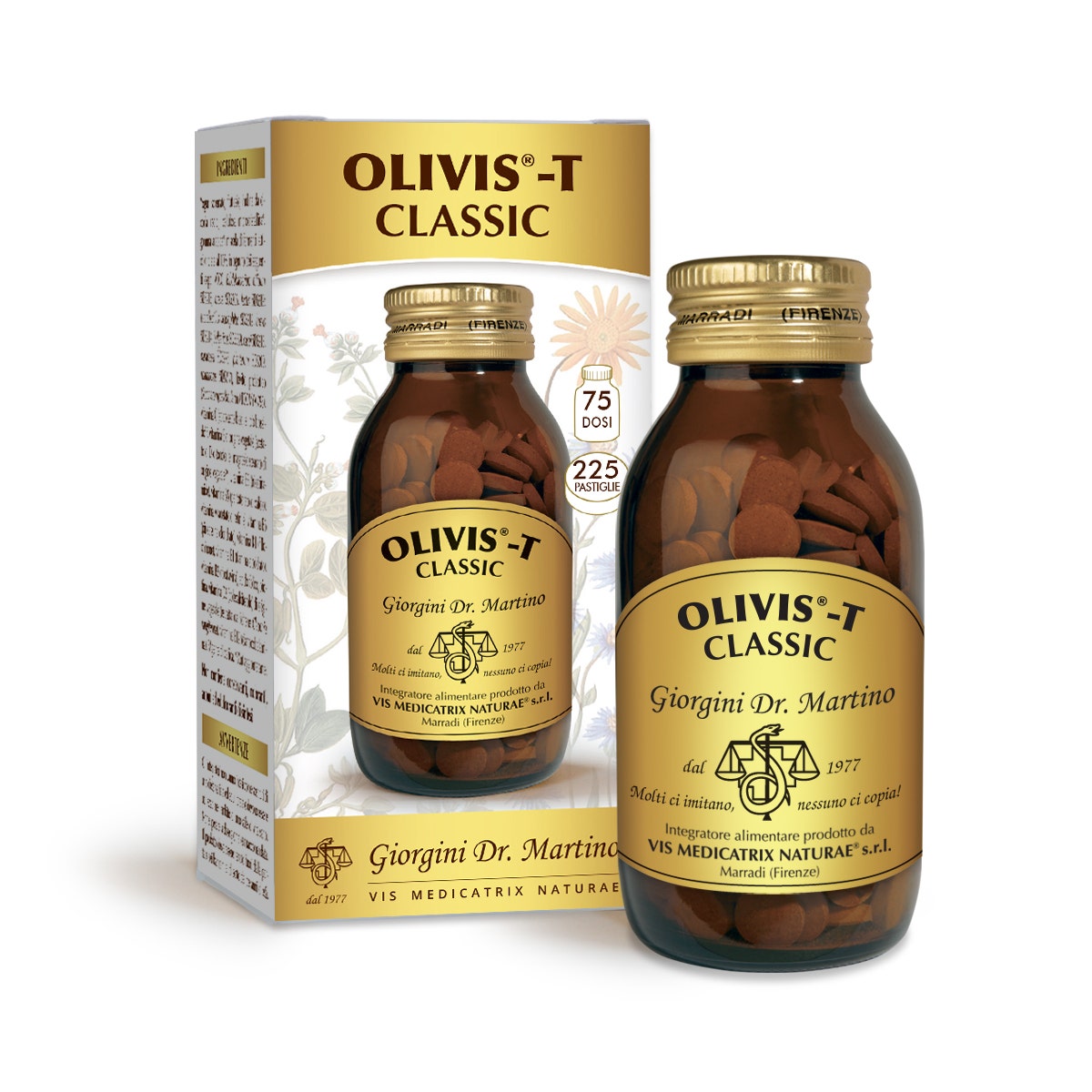 Dr. Giorgini Olivis-T Classic Integratore 75 Pastiglie-2